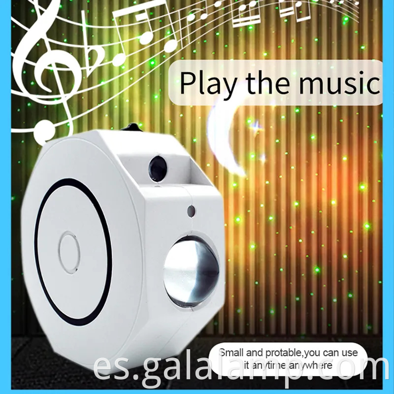 Venta caliente nueva luz de proyección LED USB Smart Bt Small Night Light Sleeping Starlight